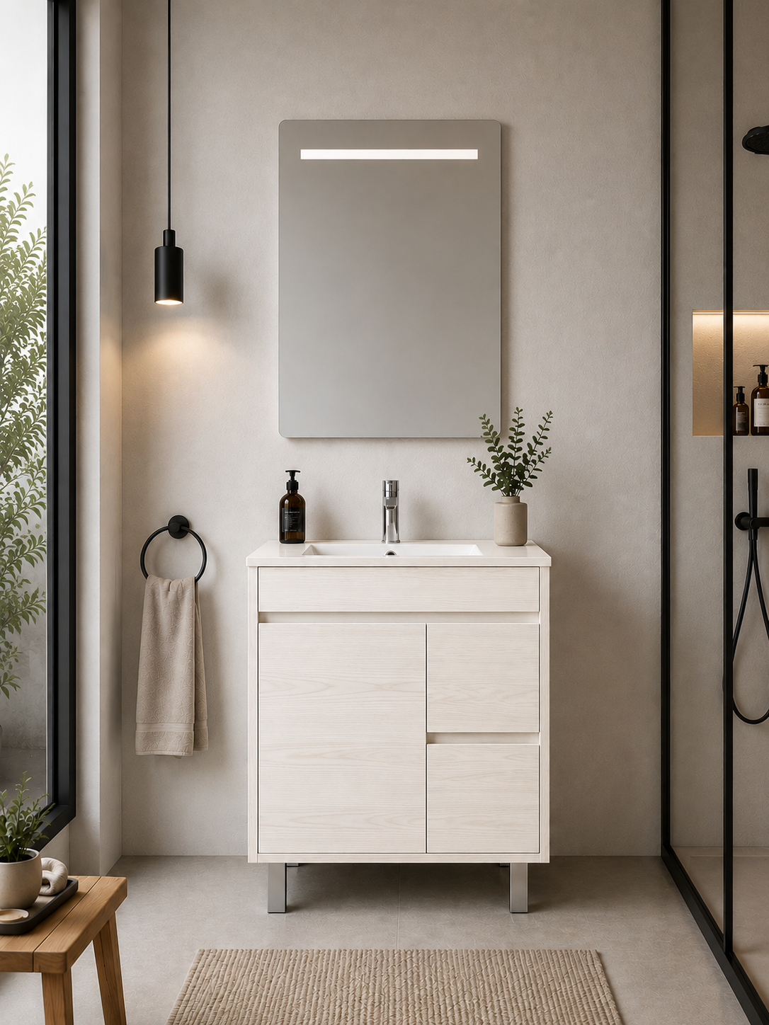 Badkamermeubel ISQUIA met wastafel