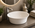 Lavabo porcelana sobre encimera AJAX