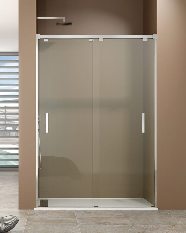 Frontale douchewand met 2 schuifdeuren BYPASS