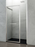 Paroi de douche frontale 1 fixe + 1 porte pivotante SPAZIO