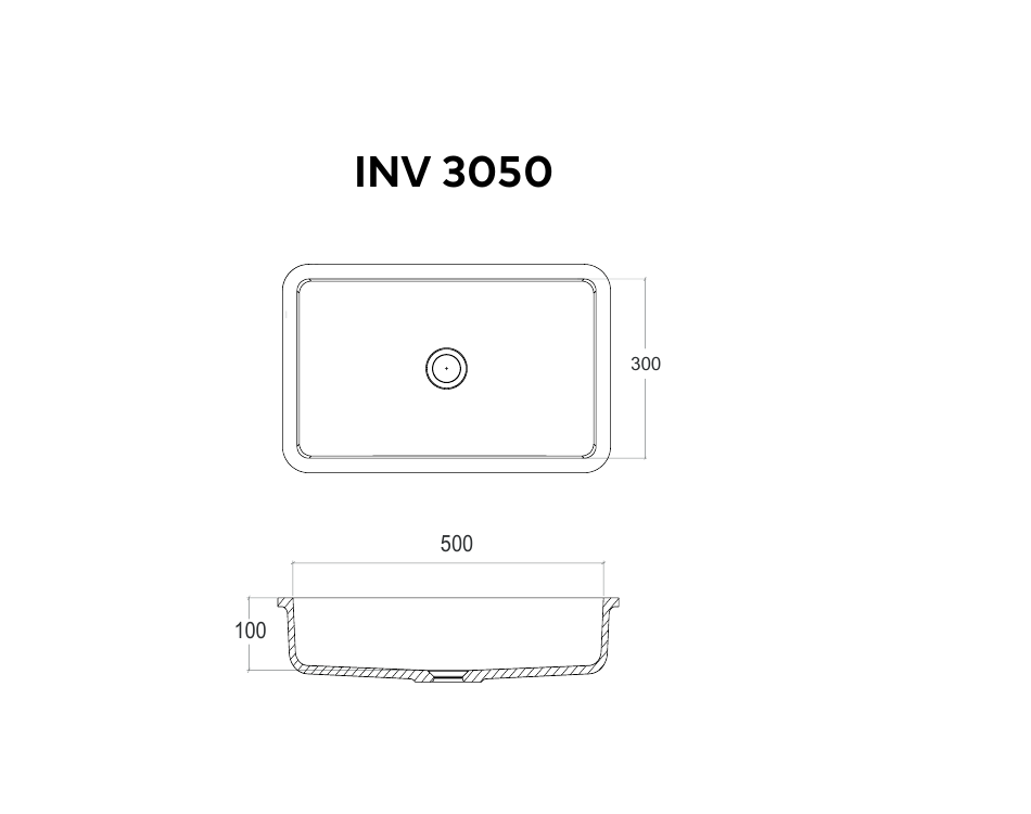 Seno LEX INV 3050, medidas interiores 50 × 30 × 10 cm